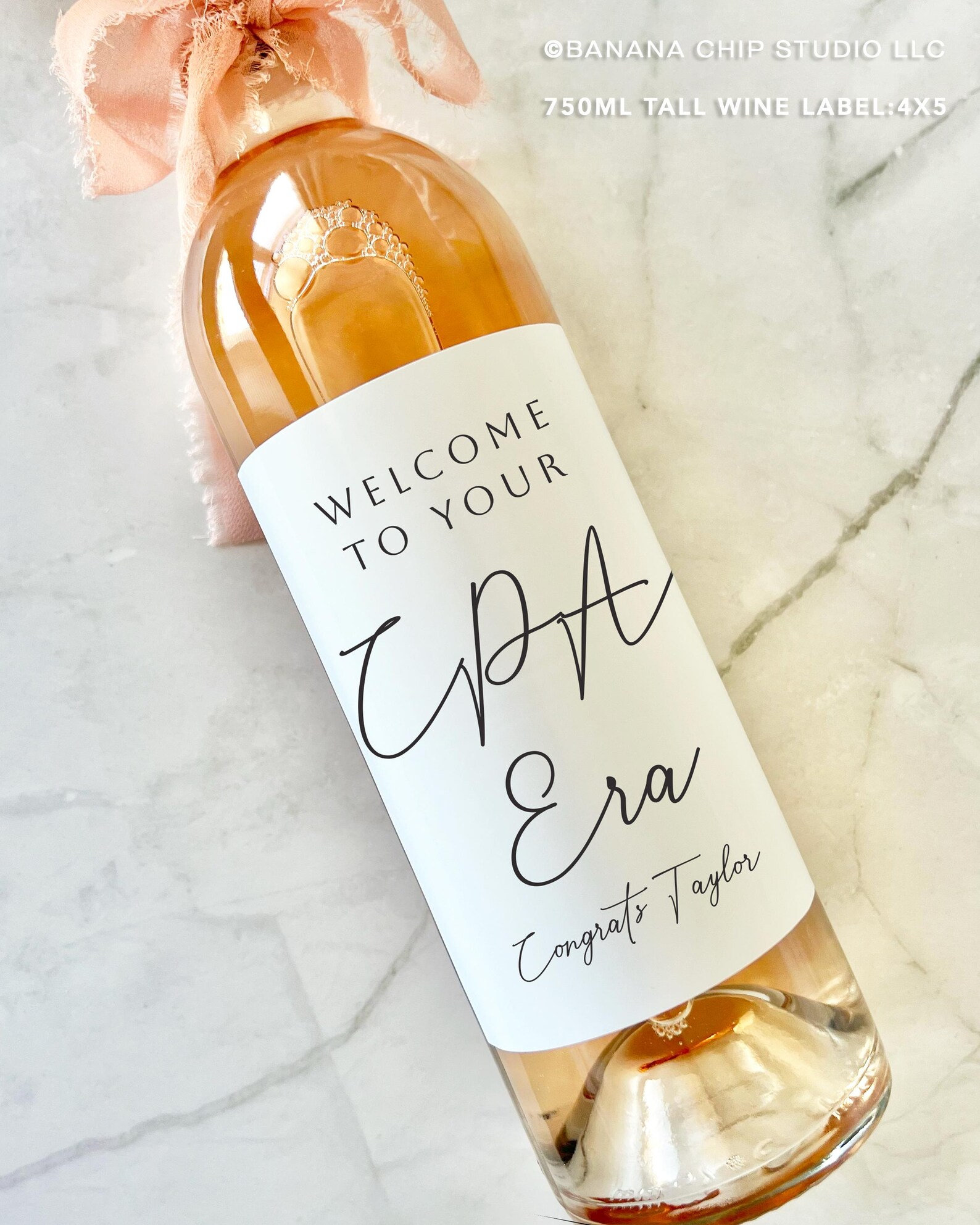 Cpa Display Label Custom CPA Era Gift Wine Label, Becoming an Accountant, New CPA - Etsy