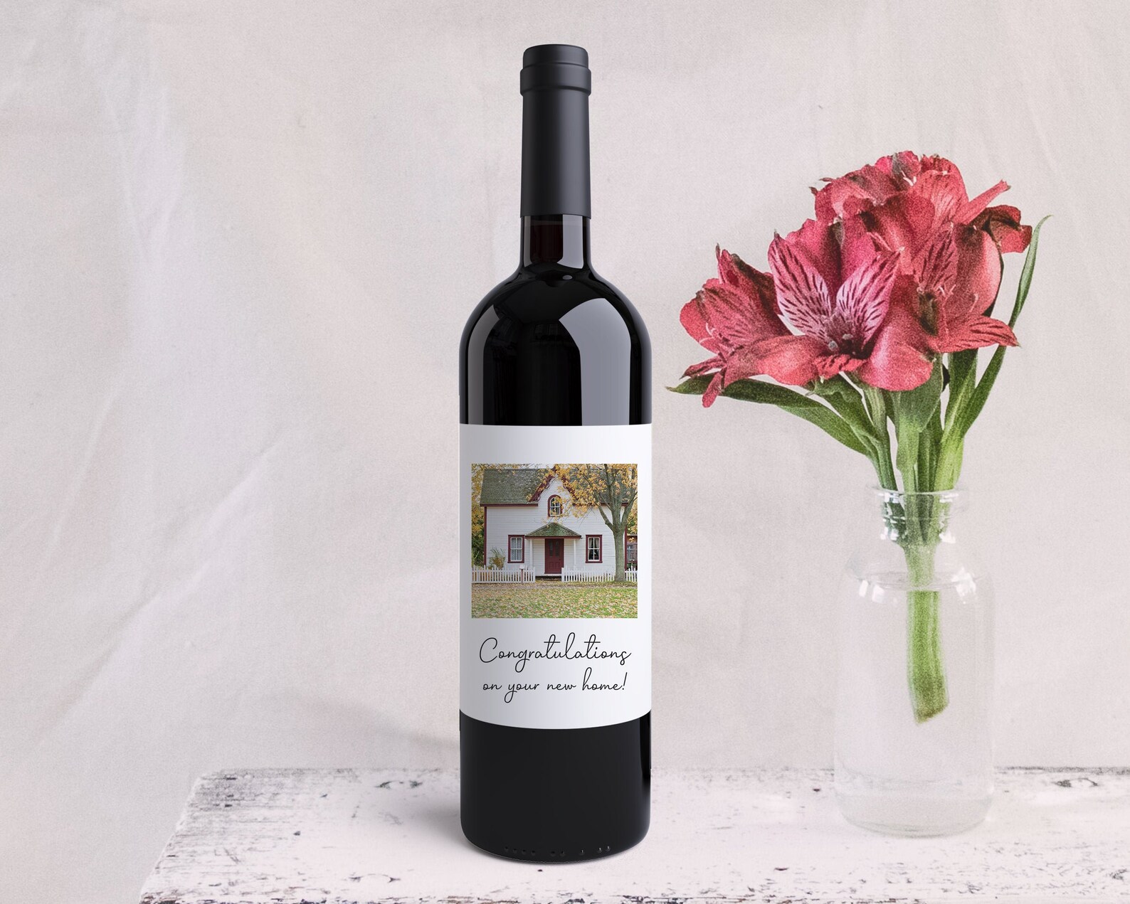 New Home wine label Housewarming Gifts For New Home Etsy