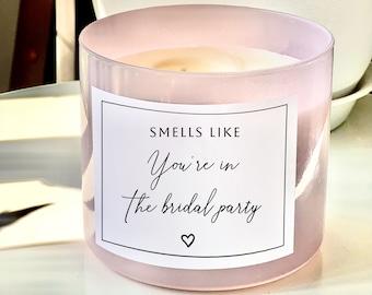 Funny Bridesmaid Proposal Candle: Bridal Party Gift