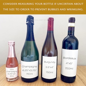 Custom Photo Wine Label - Newly engaged couple, birthday favors bild 6