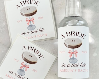 Espresso Martini Mini Shot Labels: Bachelorette Party Favors