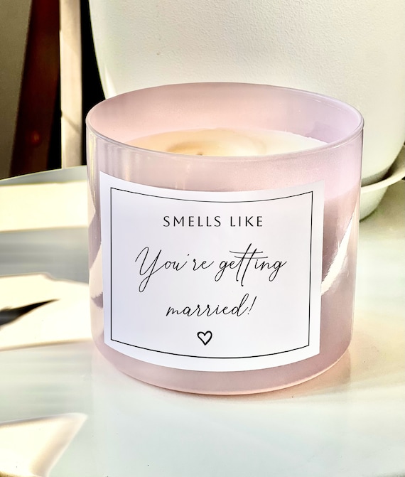 Smells Like Youre Getting Married, Bride to Be Gifts, Congrats on  Engagement Gift, Wedding Gift, Bridal Shower, Engagement Gift 