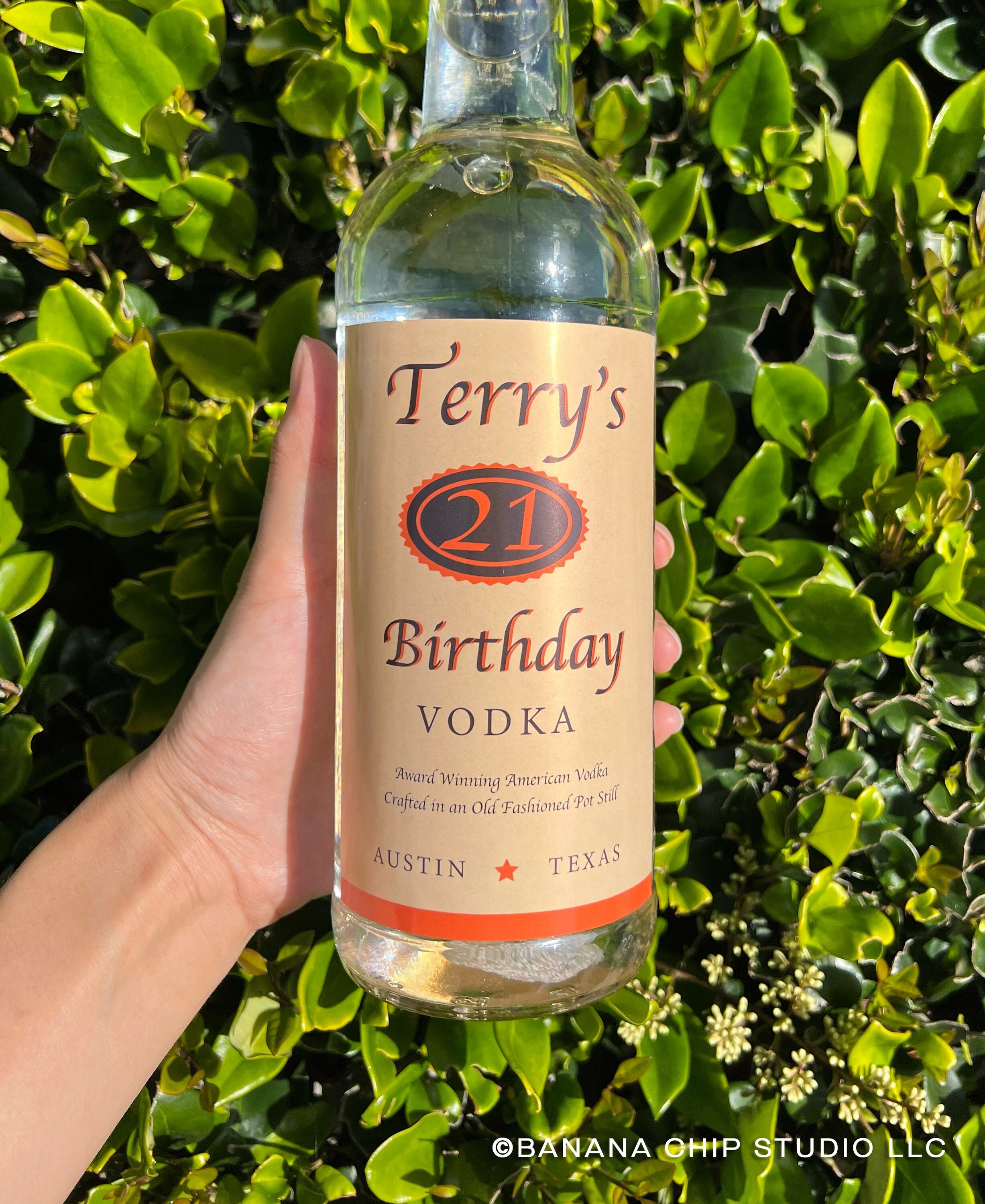 Custom Titos Labels, Birthday Vodka Gifts, 21st birthday gift, Boyfriend birthday Vodka, Birthday vodka Gift, 30th Custom birthday gift