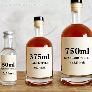 Etiquetas para mini chupitos de martini de cumpleaños: Recuerdos de fiesta personalizados imagen 6