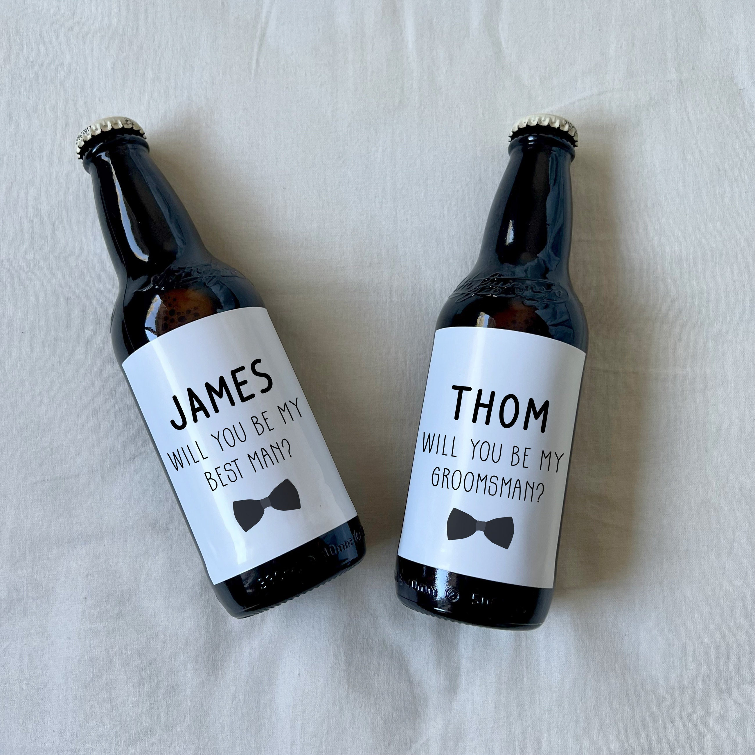 Personalized Groomsman, Groomsman Proposal Beer Label, Beer Bottle Labels, Groomsman Gift, Groomsman Flask, Best Man Proposal, Best Man Gift