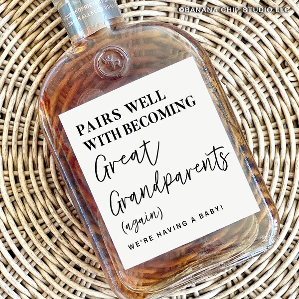 Pairs Well With Grandparents Again Sticker Etsy