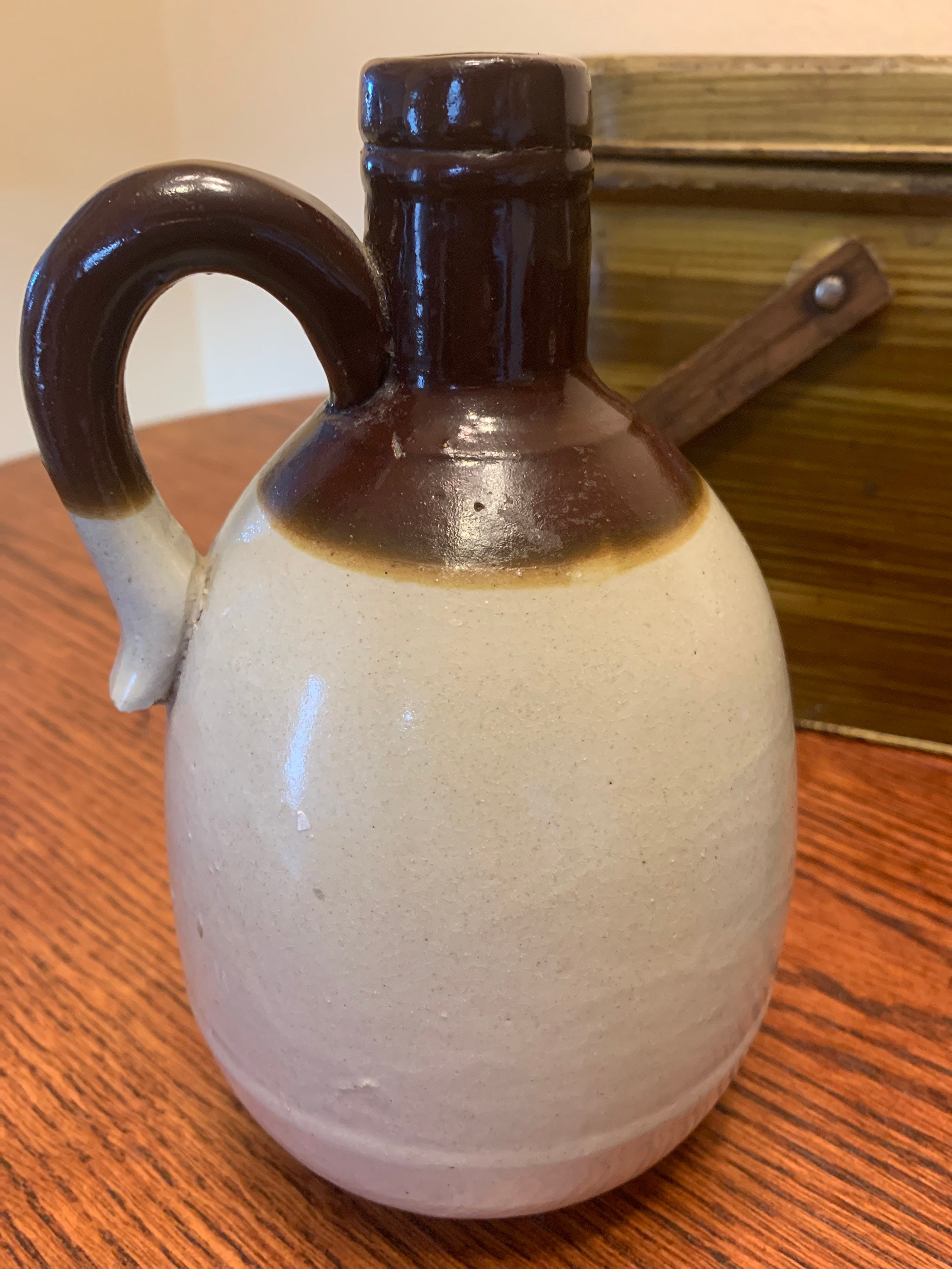 Vintage chippy farmhouse jug stoneware Etsy