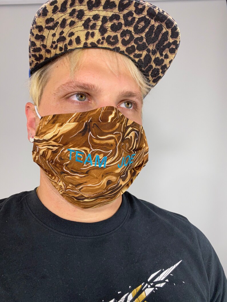 Tiger King Face Mask Custom whacked Joe Exotic Reusable Face Etsy