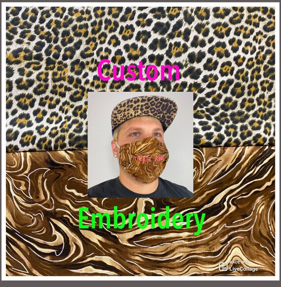 Tiger King Face Mask Custom whacked Joe Exotic Reusable Face Etsy