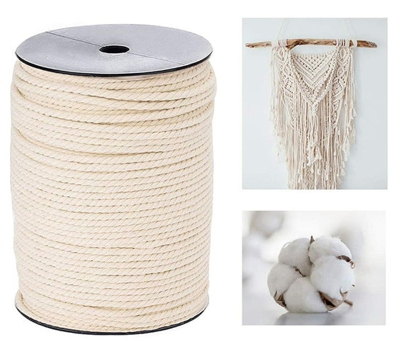 Cotton Macrame Cord 3mm by the Foot 