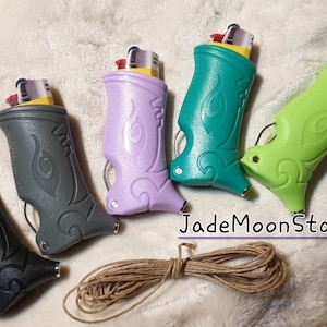 Lot Toker Poker • Housse pour briquet génial • Mèche de Chanvre de 3 m (10 pi) gratuite • Accessoire briquet Bic • Outil de création/macramé • Outil polyvalent