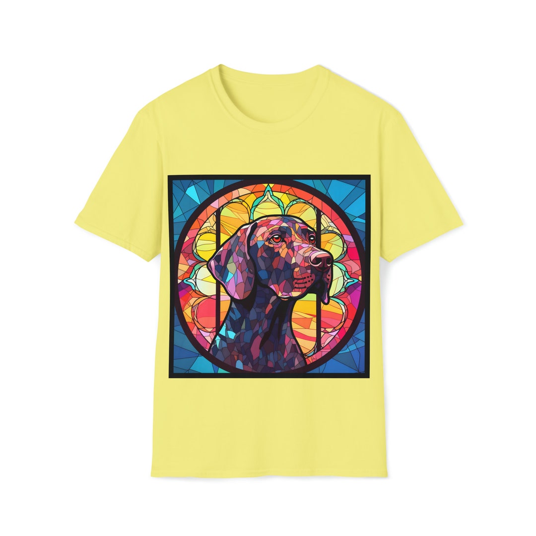 Stained Glass German Shorthair Pointer Unisex Softstyle - Etsy