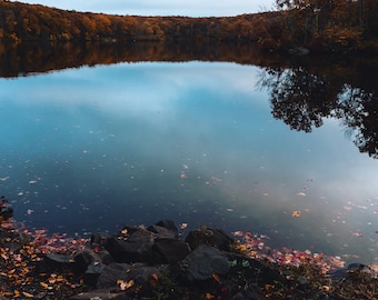 Miller's Pond, Connecticut - Fine Art Landscape Nature Print Photograph Wall Decor -