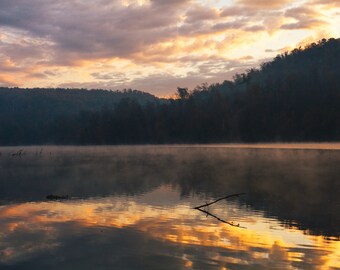 Guntserville Lake, Alabama - Fine Art Landscape Nature Print Photograph Wall Decor -