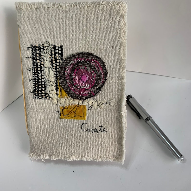 Artist Handmade Sketchbook Canvas Covers Notebook Blank Journal