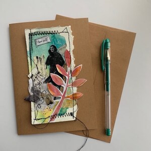 Mother&#39;s Day Card - True self: Collage art greeting card |  Art Greeting card | Mixed media collage art greeting card | Collage assemblage