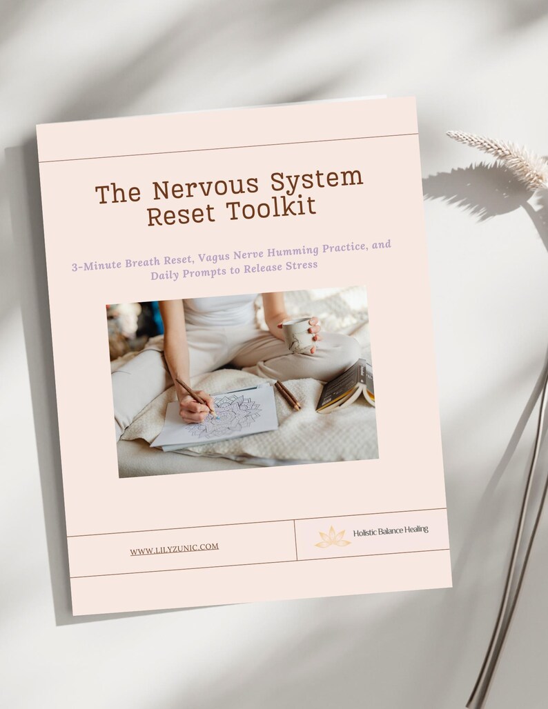 The Nervous System Reset Printable, Nervous System Regulation Workbook ...