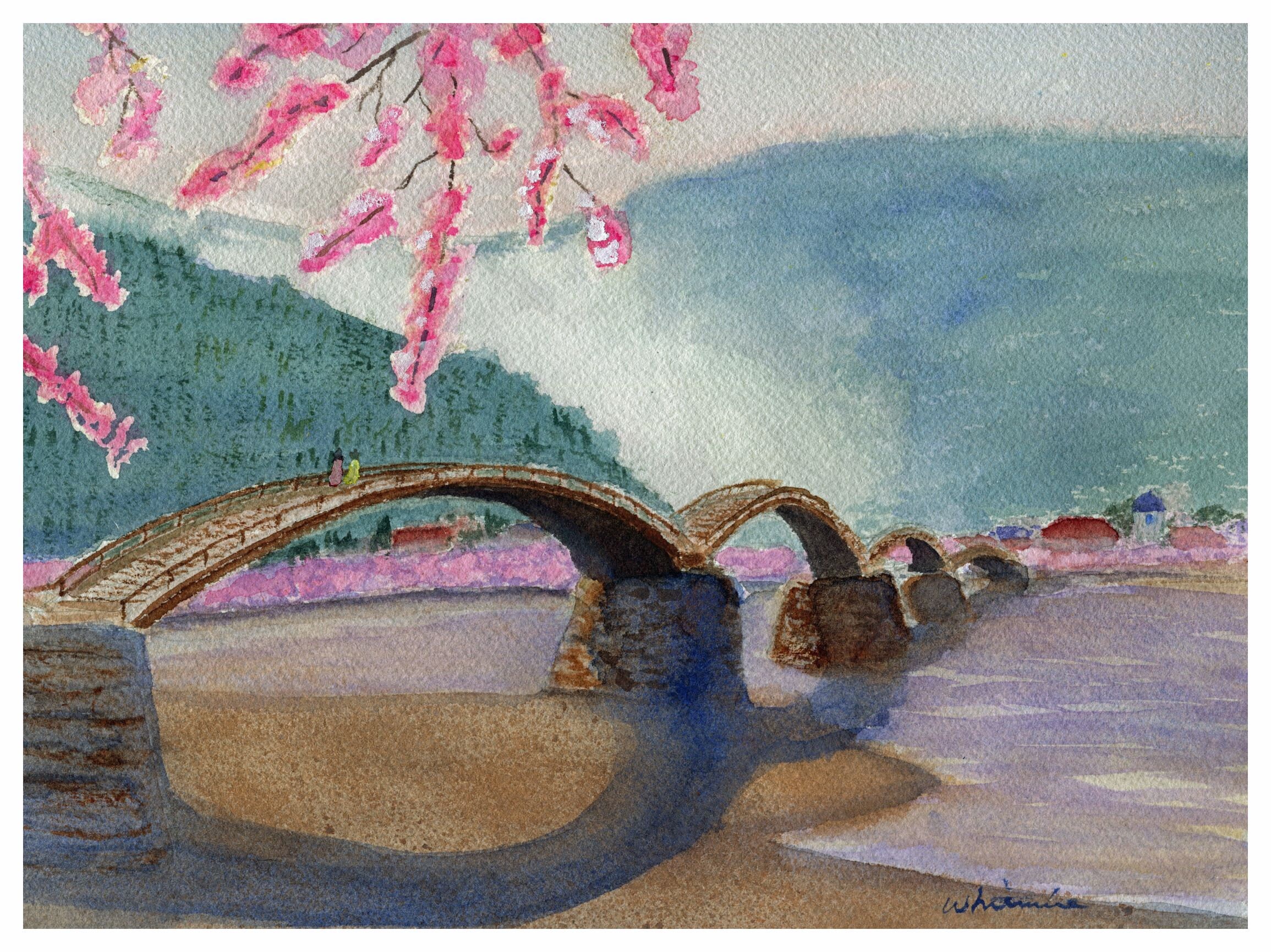 Kintai Bridge Iwakuni Japan Etsy