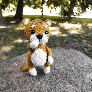 Amigurumi Baby Tiger, Crochet Tiger pdf pattern, Small tiger tutorial, Symbol of the 2022 image 5