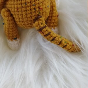 Amigurumi Baby Tiger, Crochet Tiger pdf pattern, Small tiger tutorial, Symbol of the 2022 image 10