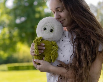 Crochet Puff the Dandelion PATTERN, Amigurumi baby flower with booty, Fantasy Plushie PDF pattern
