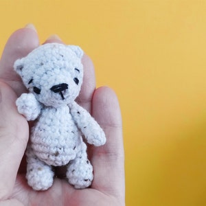 Crochet teddy bear pattern, Amigurumi mini bear pdf pattern image 7