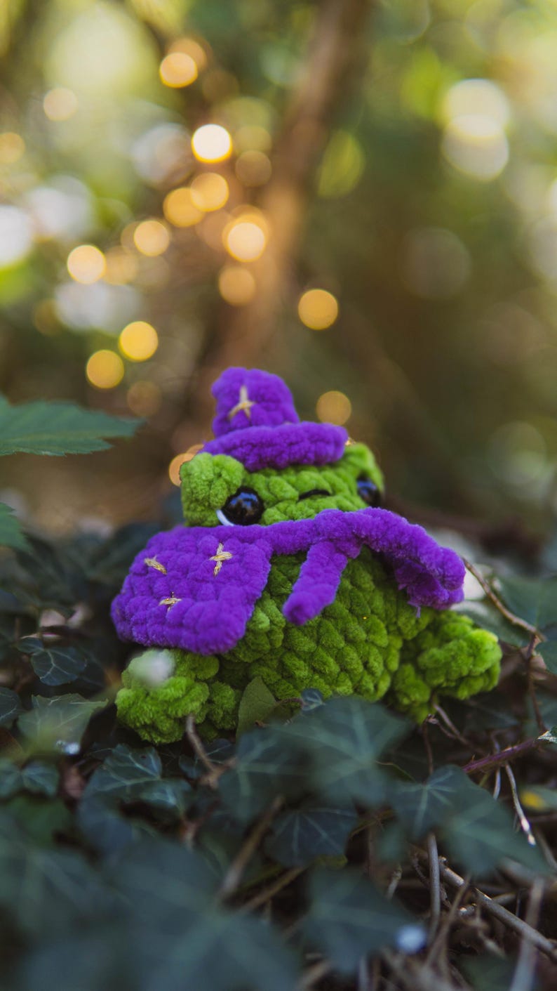 Crochet Spooky Frog PATTERN 4 in 1, No Sew Halloween Frog, Amigurumi ...