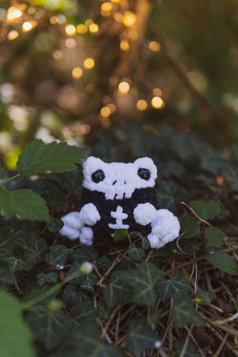 Crochet Spooky Frog PATTERN 4 in 1, No Sew Halloween Frog, Amigurumi ...