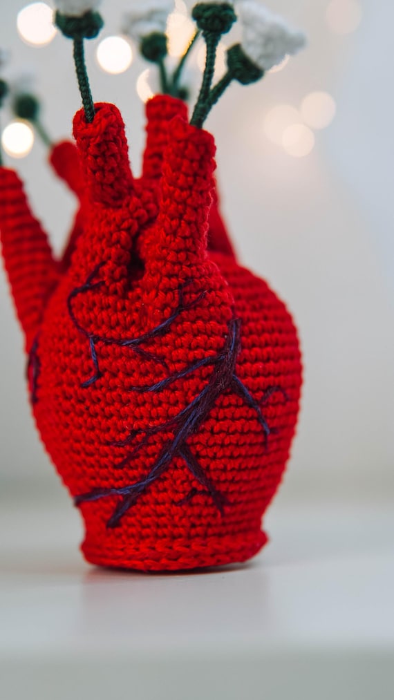 Patrón Peluche Corazon Anatomico PATRÓN Corazón De Bosque A