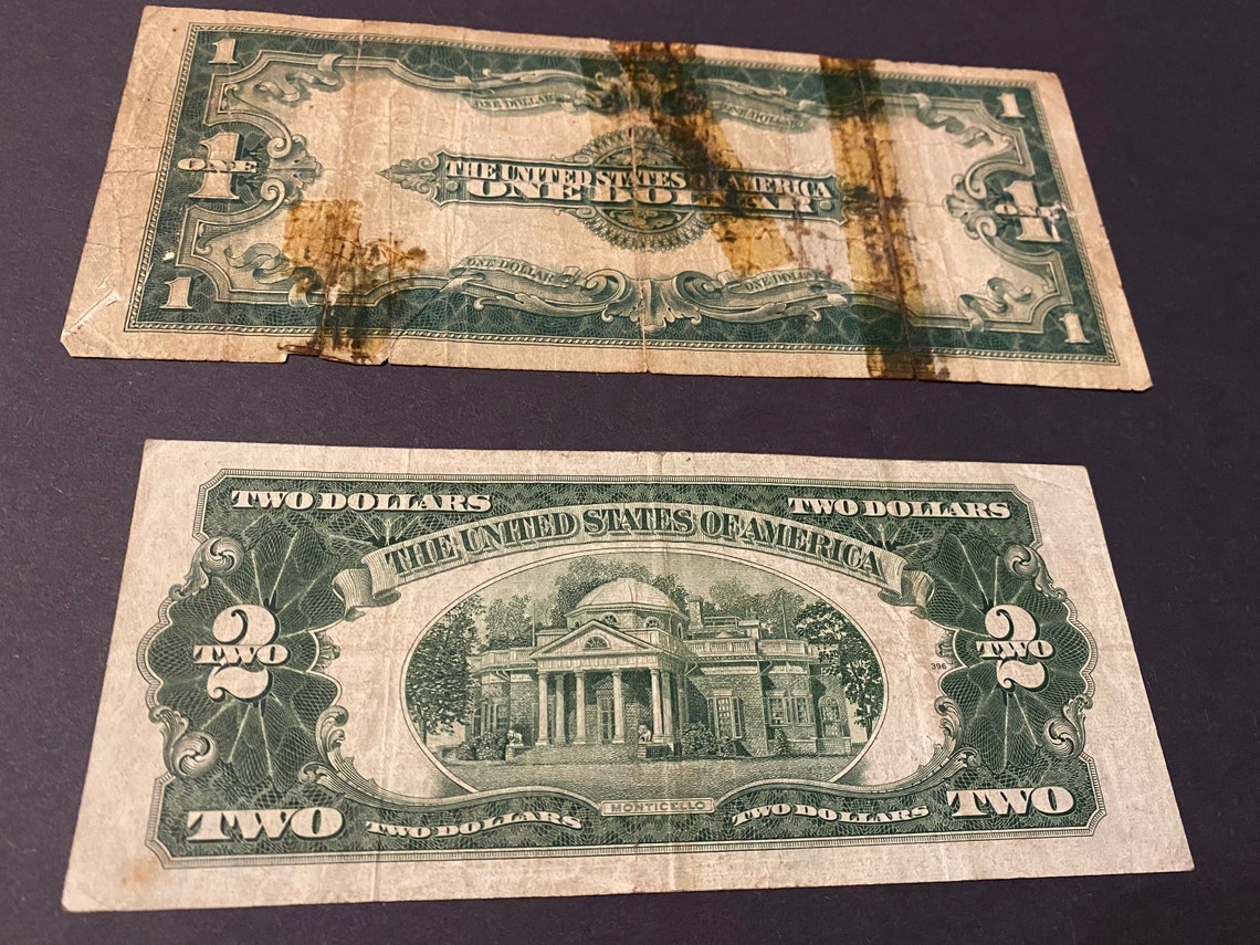 1923 Dollar Bill Horse Blanket Note LARGE US Silver Etsy