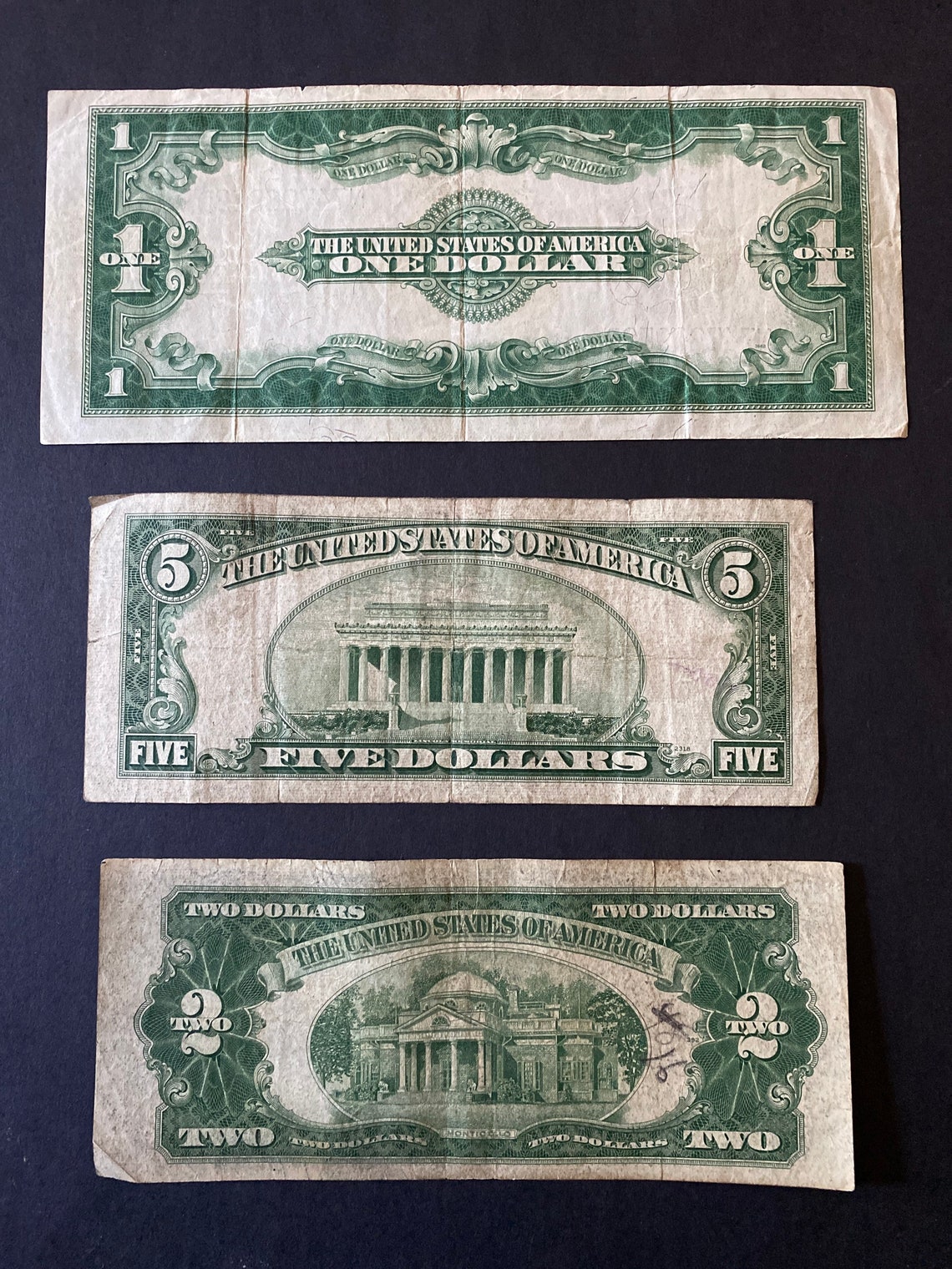 1923 Dollar Bill Horse Blanket Note LARGE US Silver Etsy