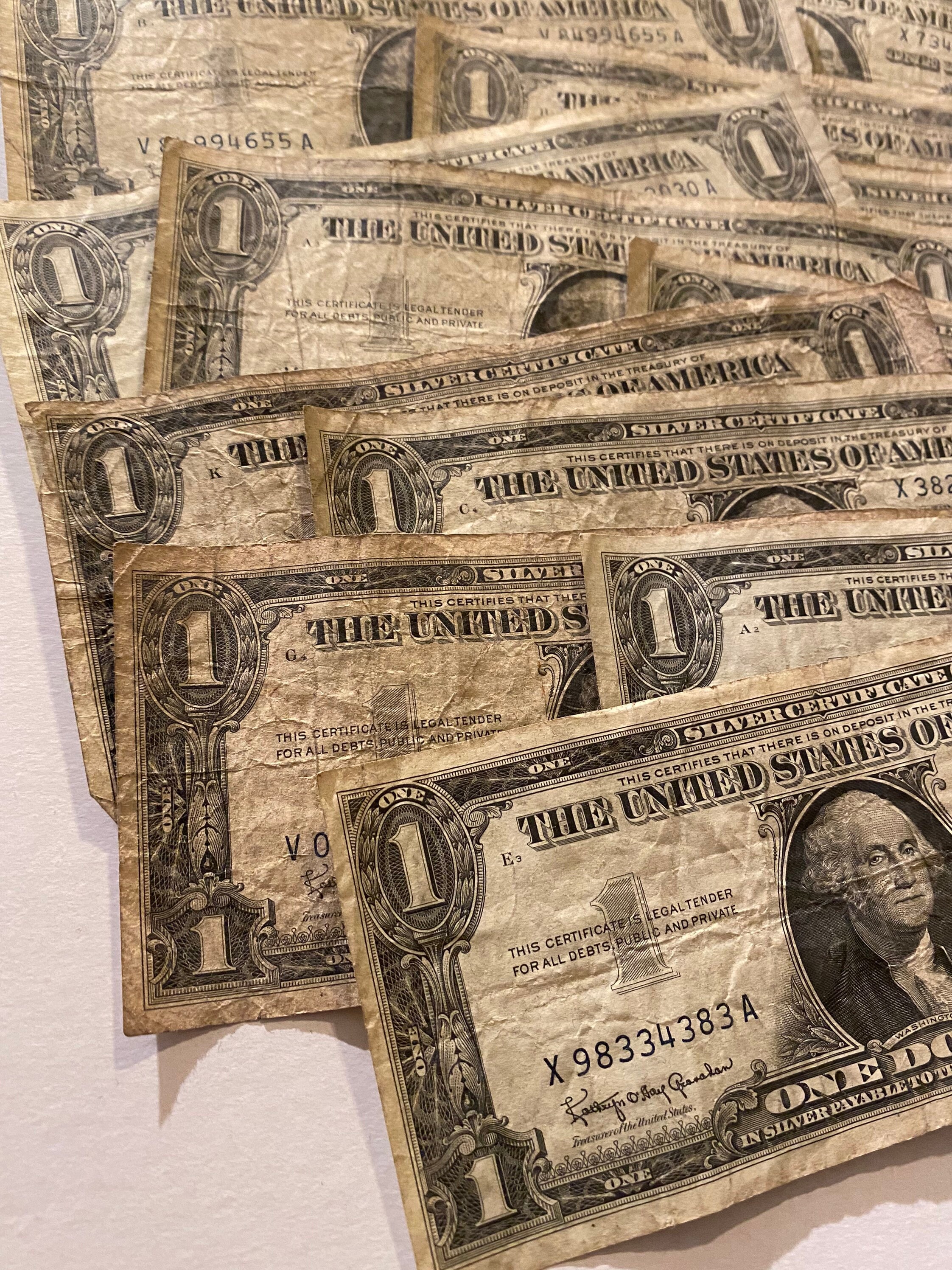 1957 One Dollar Bill Silver Certificate Worth - pfvlgq5