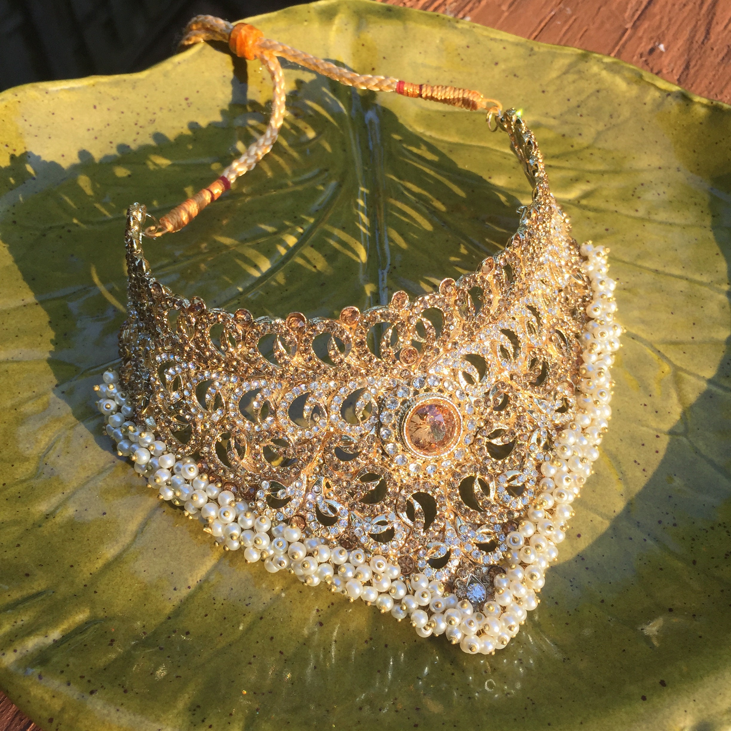 Golden Desi Bridal Jewelry Set Etsy