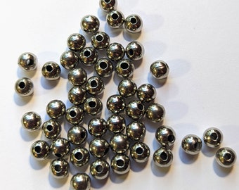 Shiny Steel Spacer Globes