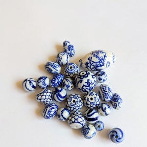 Various Vintage Ling Long Longevity Beads