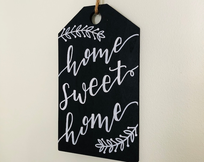 Home Sweet Home Hanging Chalkboard Sign