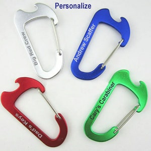 Engraved Carabiner-  Climbing Carabiner-Mountain Climbing Name Carabiner- Coordinates Carabiner -80*43mm Carabiner PL8