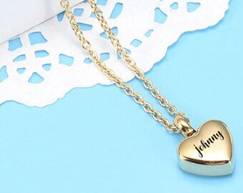 Pet Loss- Dog Loss- Cat Loss-Heart urn Necklace-Pet Keepsake Necklace-Pet Urn Necklace-Memorial Jewelry-Remembrance Jewelry-Sympathy Gift-M1