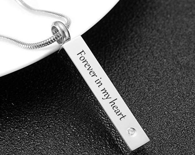 Cremation Urn Necklace for Ashes Stainless Steel Pet Loss Dog Loss Pet Keepsake Necklace Pet Urn ...