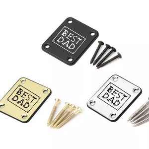 Personalized Guitar Neckplate