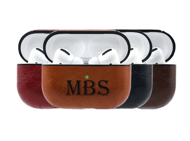 Monogram Engraved Airpod Pro Casepersonalized Airpod Pro Etsy