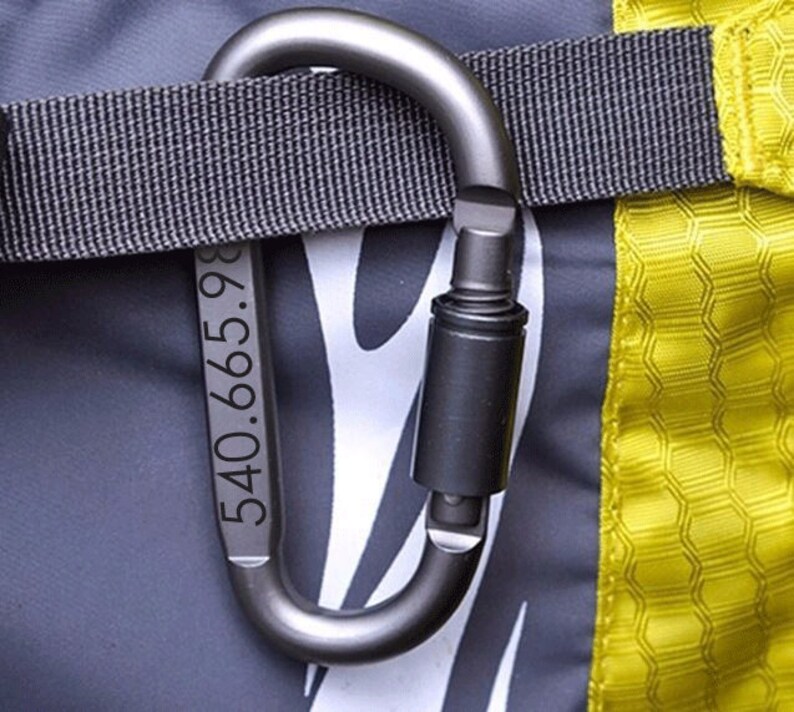 Carabiner Engraved Carabiner Large Carabiner Keychain Etsy