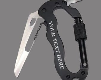 Carabiner - Carabiner Keychain - Engraved Carabiner - Groomsmen gift - Christmas gift