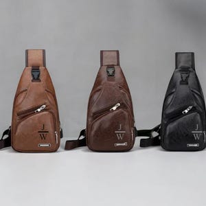 USB Sling Bag - Cross body bag - Chest Bag - Men travel bag