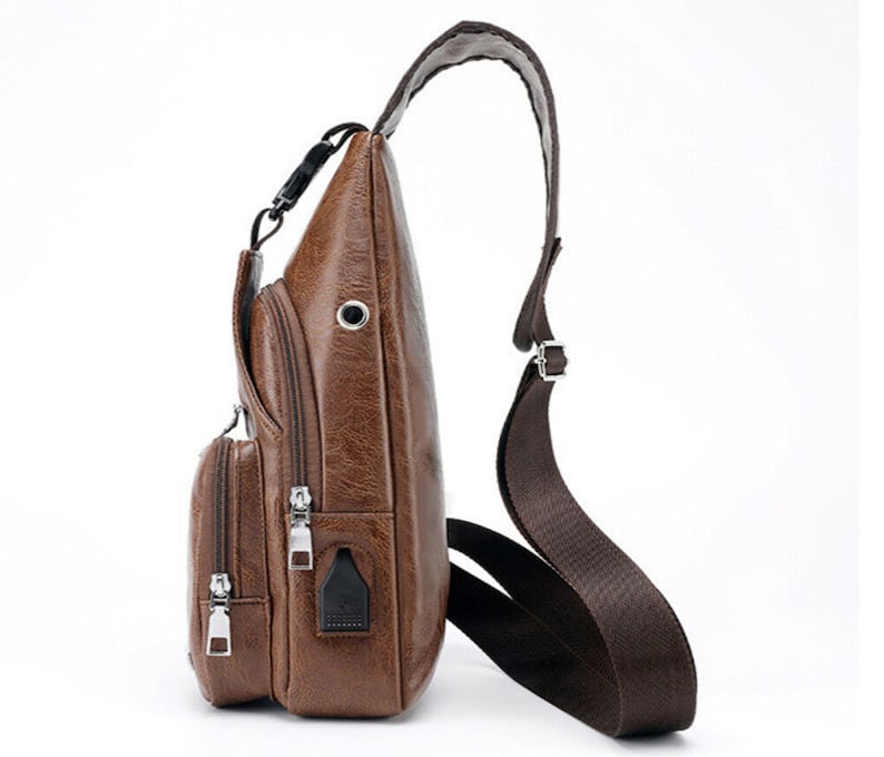 Shoulder Bagmale Shoulder Bagmen Chest Bag Personalized Etsy