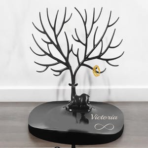 Tree Jewelry Stand Necklace Display Organizer- Earring Ring Holder Show Rack -
