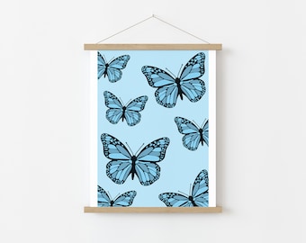 Butterfly Illustration Print | A4 Nature Wall Art