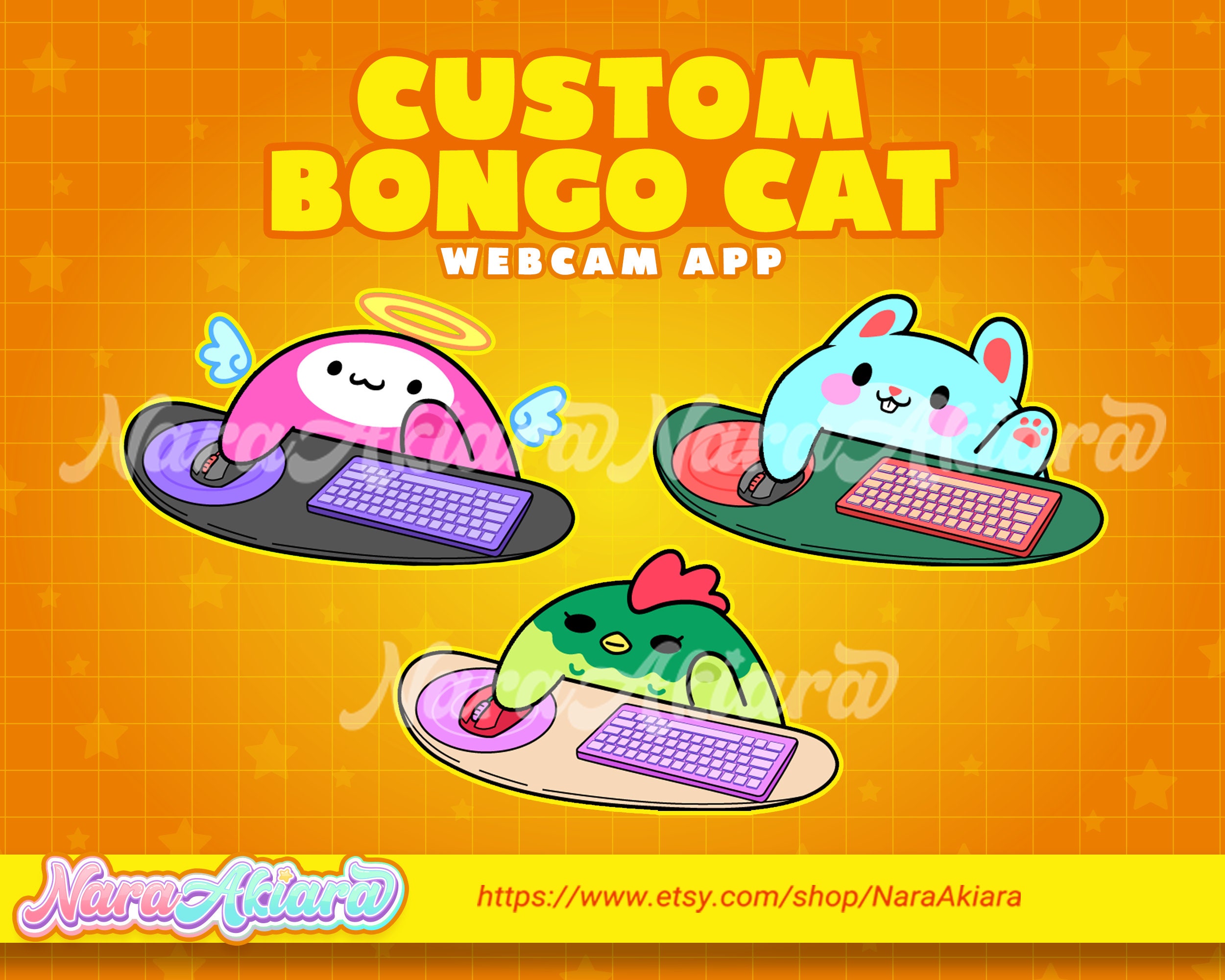 Vtuber Bongo Premade Bongo Cat Vtuber Art Vtuber Avatar Etsy