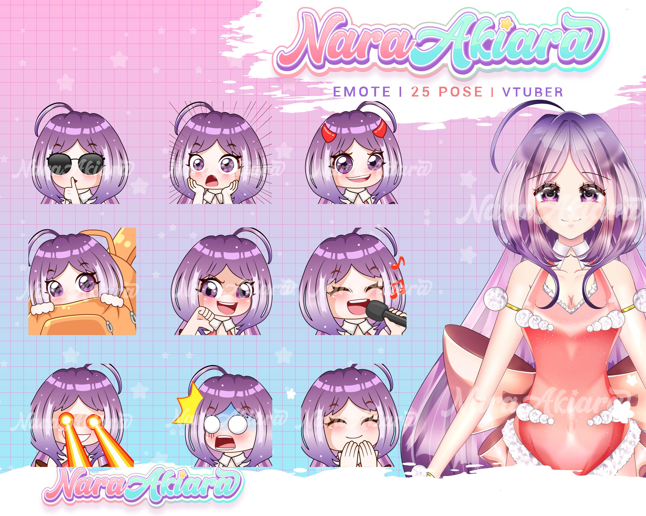 Vtuber Emote Twitch Emotes Emote Commission Emote Cute Etsy Singapore Vtuber Emote Twitch Emotes Emote Commission Emote Cute Etsy Singapore