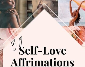 Manifest, Affirmation, Affirms, Self Love Affirmations Digital
